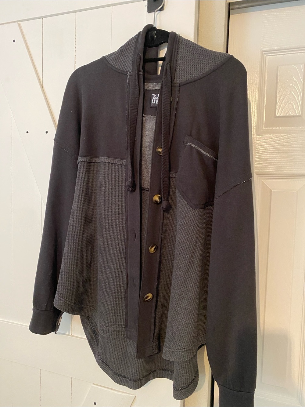Aerie hooded Shacket
